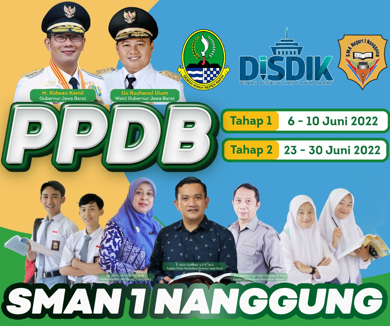 PPDB SMAN 1 NANGGUNG TAHUN 2022